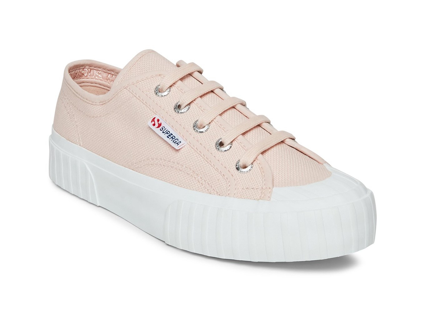 Superga Espadrille Womens - 2630 Stripe - Pink - SVXJN5782